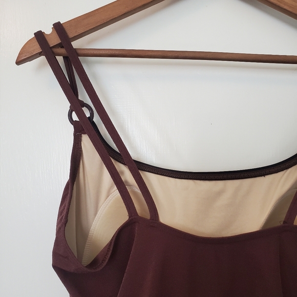 Silhouette Solutions One-Piece Bathing Suit – Plus Size 16D – Chocolate Brown - Picture 5 of 7